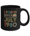 Legend Since July 1980 Vintage 42th Birthday Gifts Mug Coffee Mug | Teecentury.com