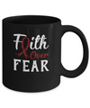 Multiple Myeloma Awareness Burgundy Faith Over Fear Mug Coffee Mug | Teecentury.com