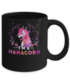 Cute Mamacorn Rainbow Unicorn Mother's Day Mug Coffee Mug | Teecentury.com