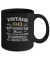Vintage 79th Birthday Funny 1943 All Original Parts Mug Coffee Mug | Teecentury.com