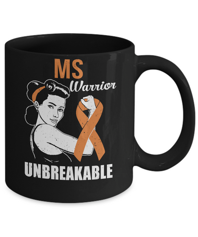 MS Warrior Unbreakable Multiple Sclerosis Awareness Mug Coffee Mug | Teecentury.com