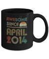 Awesome Since April 2014 Vintage 8th Birthday Gifts Mug Coffee Mug | Teecentury.com