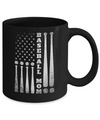 American Flag Vintage Baseball Mom Mother's Day Mug Coffee Mug | Teecentury.com