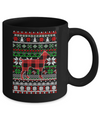 Boxer Red Plaid Ugly Christmas Sweater Funny Gifts Mug Coffee Mug | Teecentury.com