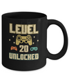 Level 20 Unlocked Video Gamer 20th Birthday Gift Mug Coffee Mug | Teecentury.com