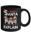Dear Santa Funny Bulldogs Puppies Christmas Gift Mug Coffee Mug | Teecentury.com