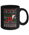 Otter Red Plaid Ugly Christmas Sweater Funny Gifts Mug Coffee Mug | Teecentury.com