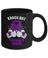 Boxing knock out Pancreatic Cancer Awareness Support Mug Coffee Mug | Teecentury.com