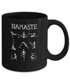 Namaste Yoga Skeleton Halloween Costume Gifts Mug Coffee Mug | Teecentury.com