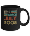 Epic Since July 2008 Vintage 14th Birthday Gifts Mug Coffee Mug | Teecentury.com