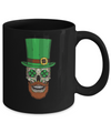 Sugar Skull Leprechaun St Patricks Day Mug Coffee Mug | Teecentury.com