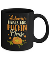 Halloween Costumes Autumn Leaves Pugkin Pug Pumpkin Mug Coffee Mug | Teecentury.com