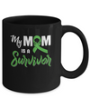 My Mom Is A Survivor Lymphoma Son Daughter Mug Coffee Mug | Teecentury.com