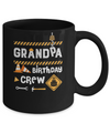 Grandpa Birthday Crew Construction Birthday Party Mug Coffee Mug | Teecentury.com