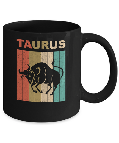 Vintage Taurus Zodiac April May Birthday Gift Mug Coffee Mug | Teecentury.com