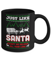 Just Like Santa Except We Deliver All Year Long Shipper Courier Mug Coffee Mug | Teecentury.com