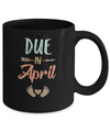 Due Date April 2022 Announcement Mommy Bump Pregnancy Mug Coffee Mug | Teecentury.com