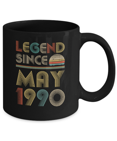 Legend Since May 1990 Vintage 32th Birthday Gifts Mug Coffee Mug | Teecentury.com