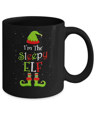 I'm The Sleepy Elf Family Matching Funny Christmas Group Gift Mug Coffee Mug | Teecentury.com