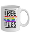 Free Brother Hugs Rainbow heart LGBT Pride Month Mug Coffee Mug | Teecentury.com