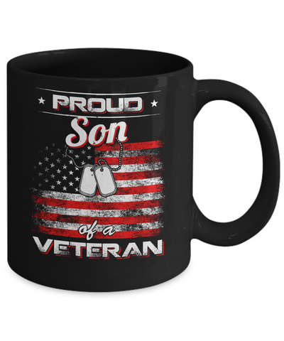 Proud Son Of A Veteran Mug Coffee Mug | Teecentury.com