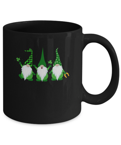 Three Gnomes Holding Shamrocks St Patricks Day Boys Girls Mug Coffee Mug | Teecentury.com