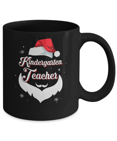 Kindergarten Teacher Claus Matching Christmas Santa Mug Coffee Mug | Teecentury.com