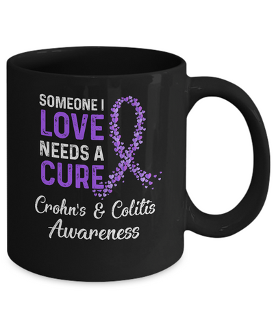 Someone I Love Needs Cure Crohn's And Colitis Awareness Mug Coffee Mug | Teecentury.com