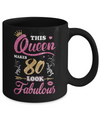 This Queen Makes 80 Look Fabulous 1942 80th Birthday Mug Coffee Mug | Teecentury.com