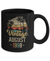 Retro Classic Vintage August 1998 24th Birthday Gift Mug Coffee Mug | Teecentury.com