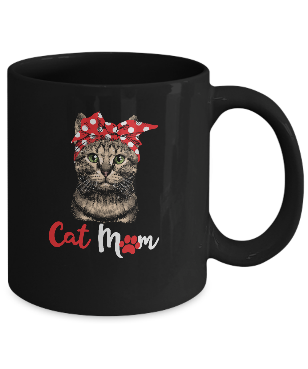 Funny Cat Mom For Cat Lovers Mothers Day Gift Mug Coffee Mug | Teecentury.com