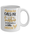 September Girls Sunshine Mixed With A Little Hurricane Birthday Mug Coffee Mug | Teecentury.com