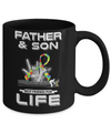 Father And Son Best Friends For Life Autism Awareness Mug Coffee Mug | Teecentury.com