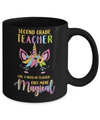2nd Second Grade Teacher Cute Magical Unicorn Gift Mug Coffee Mug | Teecentury.com