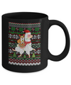 Funny Corgi Riding Llama Ugly Christmas Sweater Gifts Mug Coffee Mug | Teecentury.com