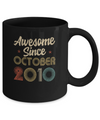 Awesome Since October 2010 Vintage 12th Birthday Gifts Mug Coffee Mug | Teecentury.com