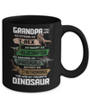 Grandpa You're My Favorite Dinosaur T-Rex Fathers Day Mug Coffee Mug | Teecentury.com
