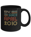 Epic Since April 2010 Vintage 12th Birthday Gifts Mug Coffee Mug | Teecentury.com