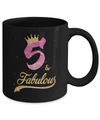 5Th And Fabulous Five Birthday Mug Coffee Mug | Teecentury.com