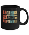 Classic Vintage Legends Are Born In September Birthday Mug Coffee Mug | Teecentury.com