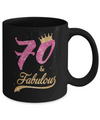 70 And Fabulous 1952 70th Birthday Gift Mug Coffee Mug | Teecentury.com