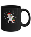 Dabbing Unicorn Ugly Christmas Sweater Girls Mug Coffee Mug | Teecentury.com