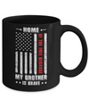 Home Of The Free Because My Brother Is Brave Veteran Mug Coffee Mug | Teecentury.com