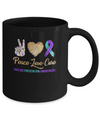 Peace Love Cure Suicide Prevention Mug Coffee Mug | Teecentury.com
