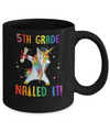 Dabbing 5th Grade Unicorn Nailed It Graduation Class Of 2022 Mug Coffee Mug | Teecentury.com