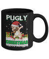 Dabbing Pug Claus Pugly Christmas Ugly Sweater Christmas Mug Coffee Mug | Teecentury.com