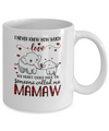 Someone Called Me Mamaw Elephant Red Plaid Mother's Day Mug Coffee Mug | Teecentury.com