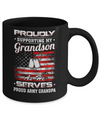 Supporting My Grandson As He Serves Proud Army Grandpa Mug Coffee Mug | Teecentury.com