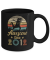 Awesome Since 2012 10th Years Old Dinosaur Birthday Gift Mug Coffee Mug | Teecentury.com