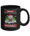 Pug Merry Woofmas Ugly Christmas Sweater Mug Coffee Mug | Teecentury.com